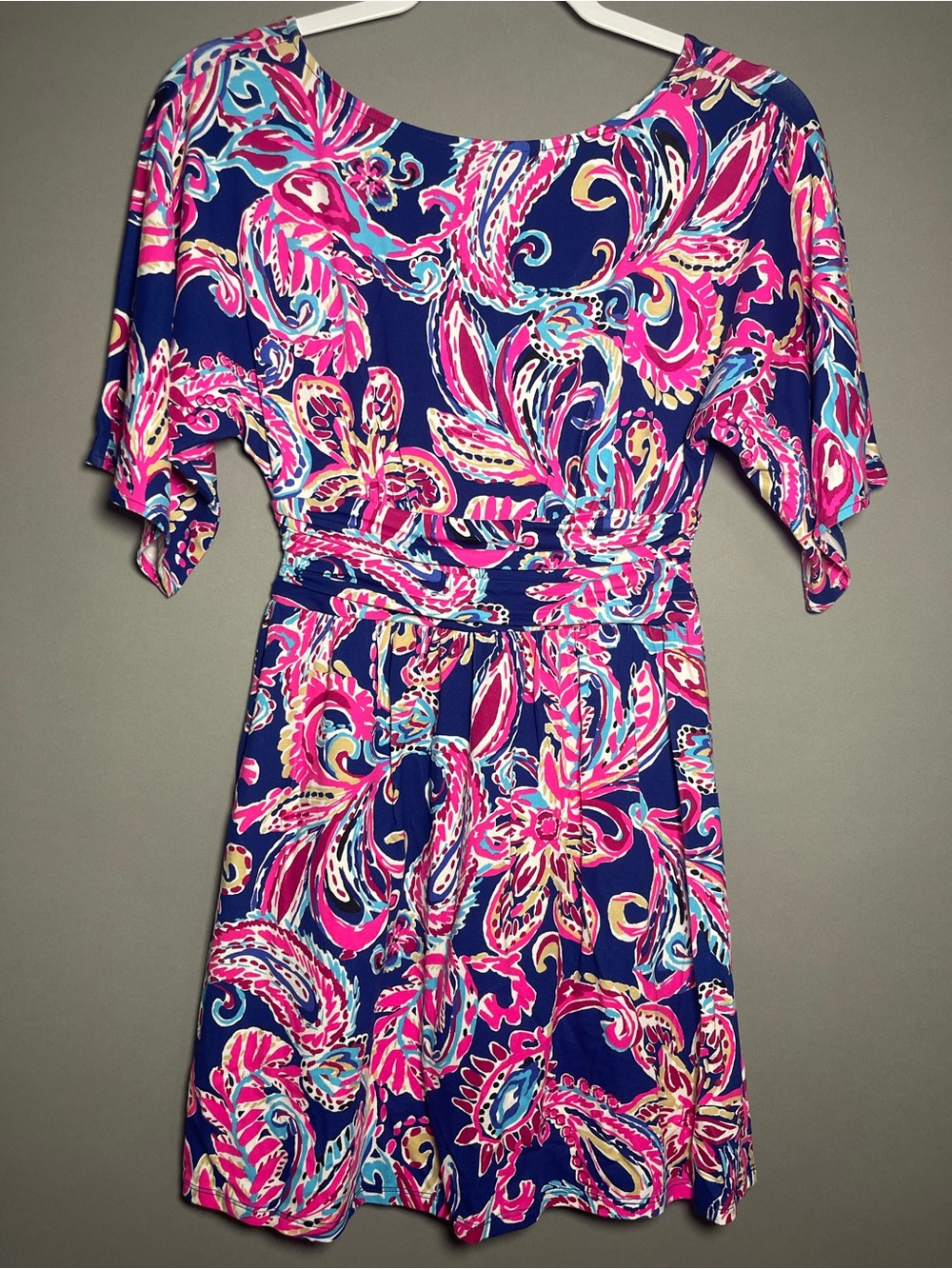 NWT Lilly Pulitzer Parigi Boat Neck Romper XXS Flitting About